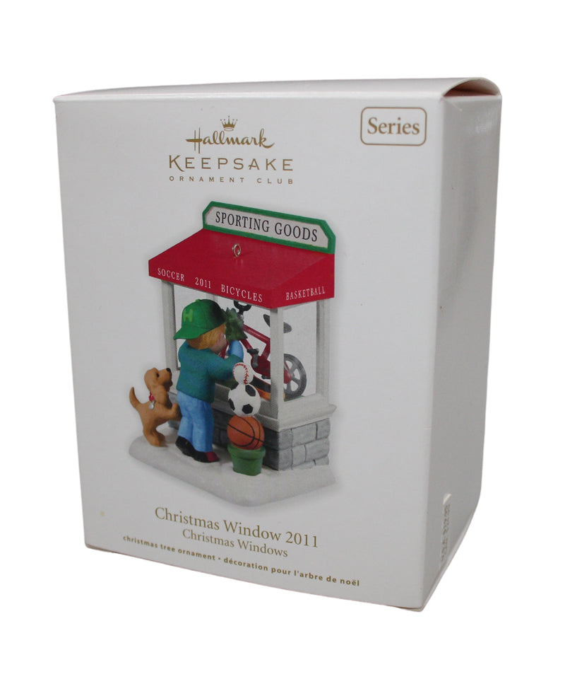 Hallmark Ornament: 2011 Christmas Window Sporting Goods | QXC5020 | 9th in series