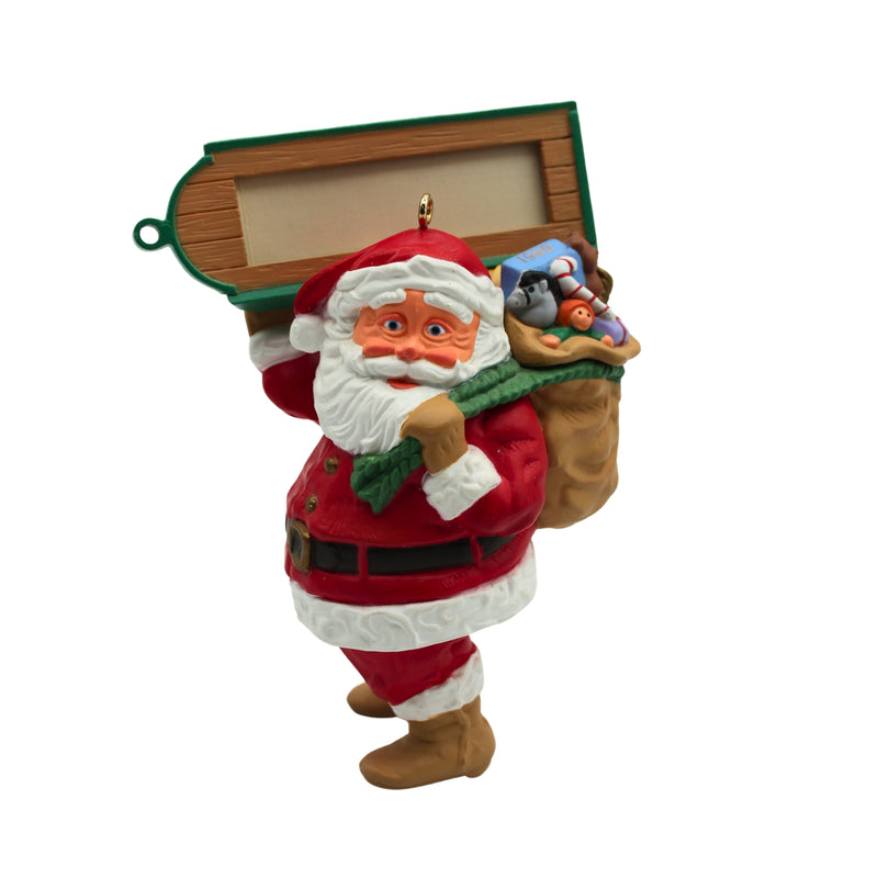 Hallmark Ornament: 1989 Visit From Santa | QXC5802