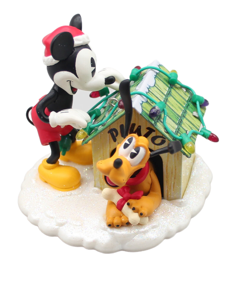 Hallmark Ornament: 2003 Home Bright Home | QXD2509 | Mickey & Pluto