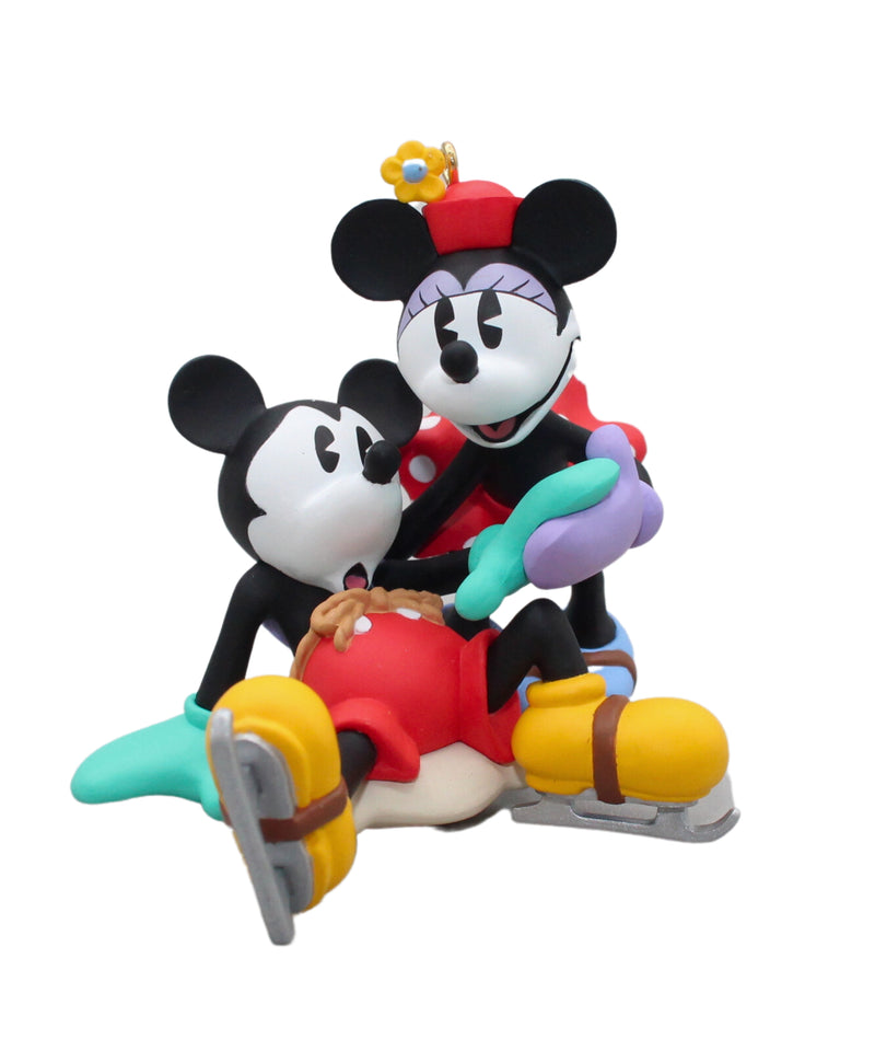 Hallmark Ornament: 1997 New Pair of Skates | QXD4032 | Mickey & Minnie