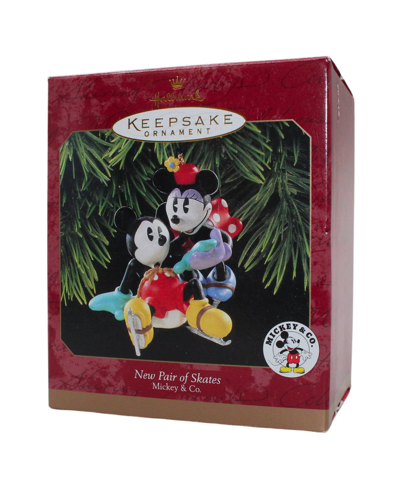 Hallmark Ornament: 1997 New Pair of Skates | QXD4032 | Mickey & Minnie