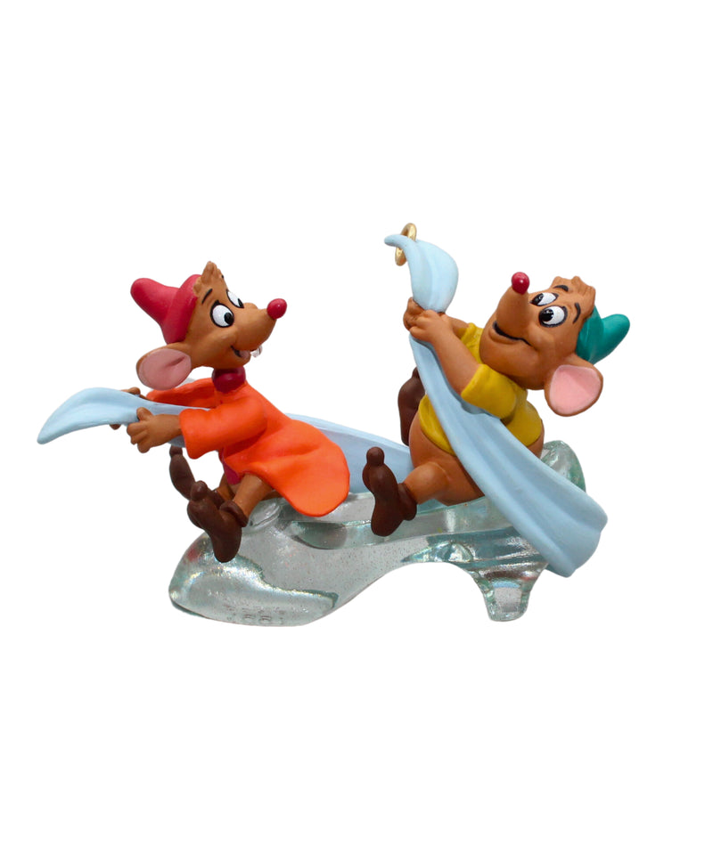 Hallmark Ornament: 1997 Gus and Jaq | QXD4052 | Cinderella