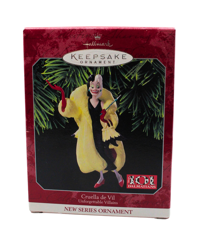 Hallmark Ornament: 1998 Cruella de Vil | QXD4063 | 101 Dalmations