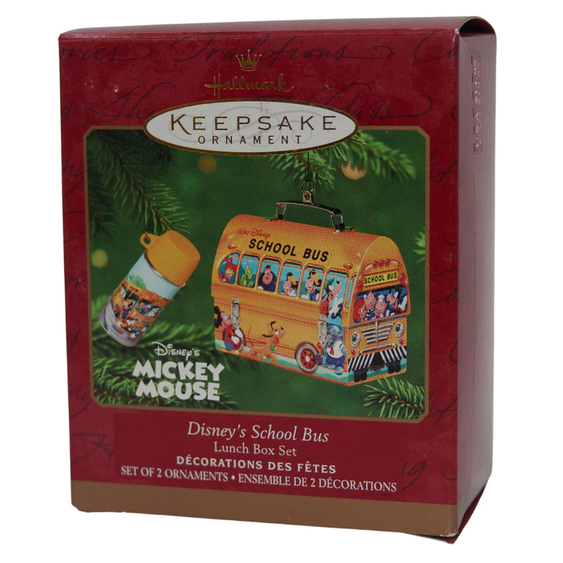 Hallmark Ornament: 2001 Disney's School Bus | QXD4115 | Mickey Mouse