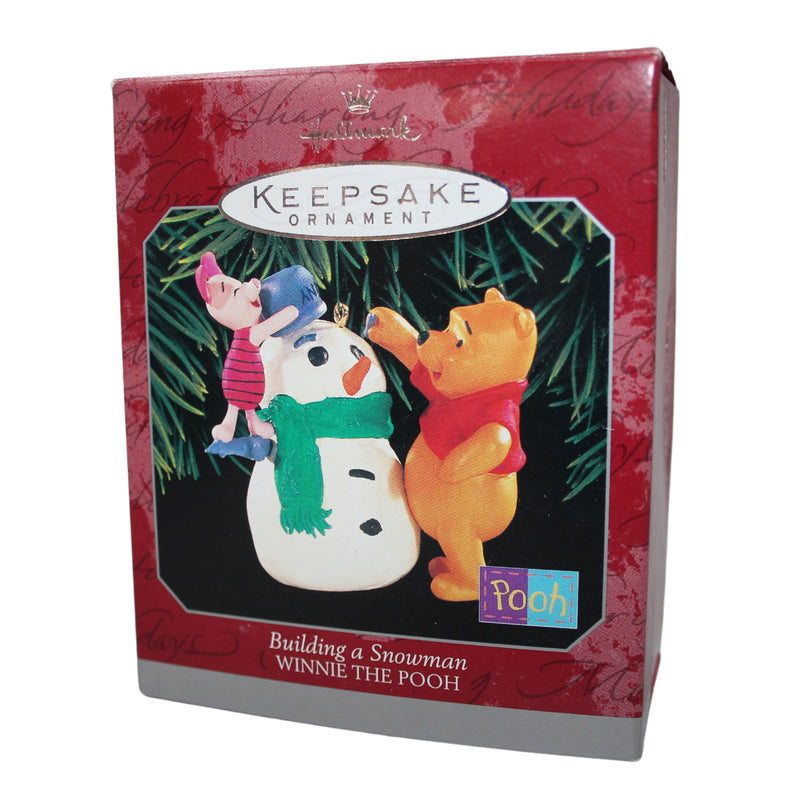 Hallmark Ornament: 1998 Building a Snowman | QXD4133 | Winnie the Pooh