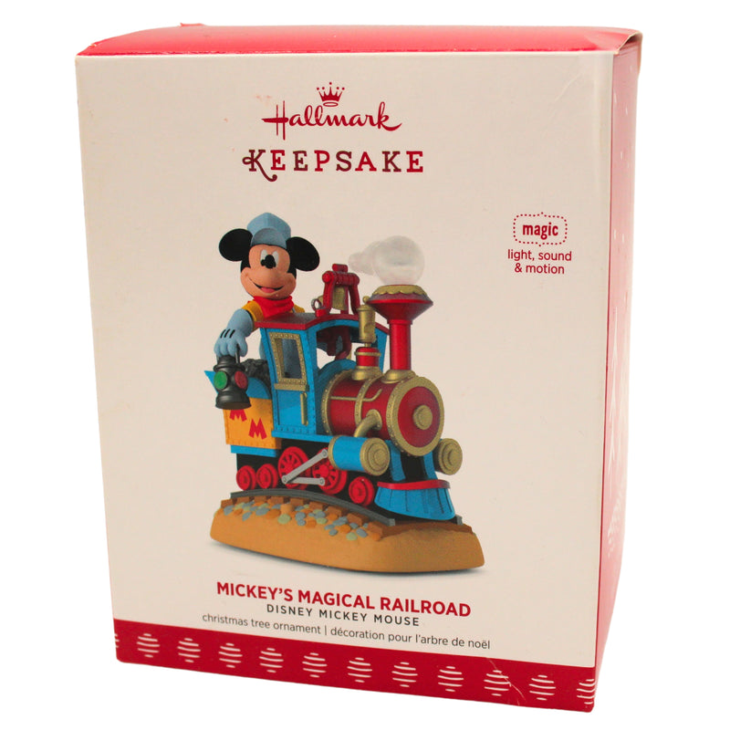 Hallmark Ornament: 2017 Mickey's Magical Railroad | QXD6155 | Disney