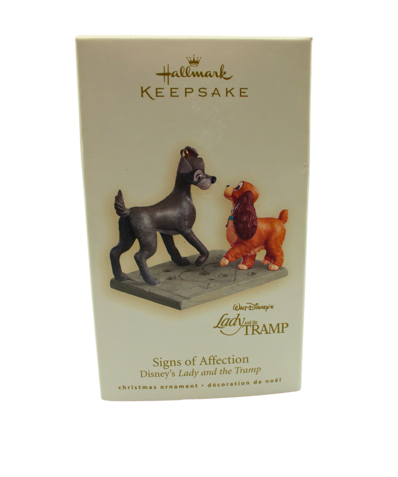 Hallmark Ornament: 2008 Signs of Affection | QXD6244 | Lady and the Tramp