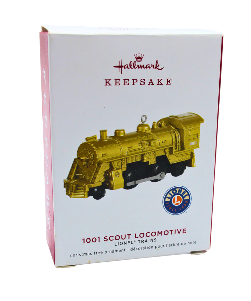 Hallmark Ornament: 2019 Scout Locomotive | 1001 - Gold | QXE3177