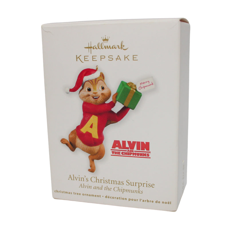 Hallmark Ornament: 2011 Alvin's Christmas Surprise | QXI2639 | Alvin and the Chipmunks