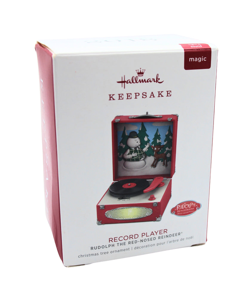 Hallmark Ornament: 2018 Record Player | QXI3283 | Rudolph