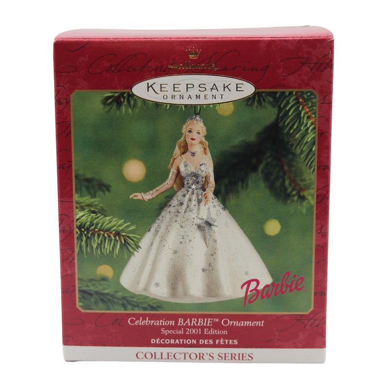 Hallmark Ornament: 2001 Celebration Barbie | QXI5202