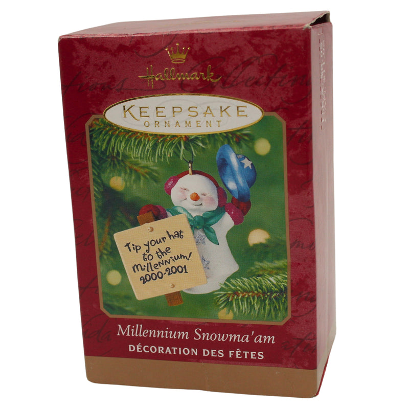 Hallmark Ornament: 2000 Millennium Snowma'am | QXI5241