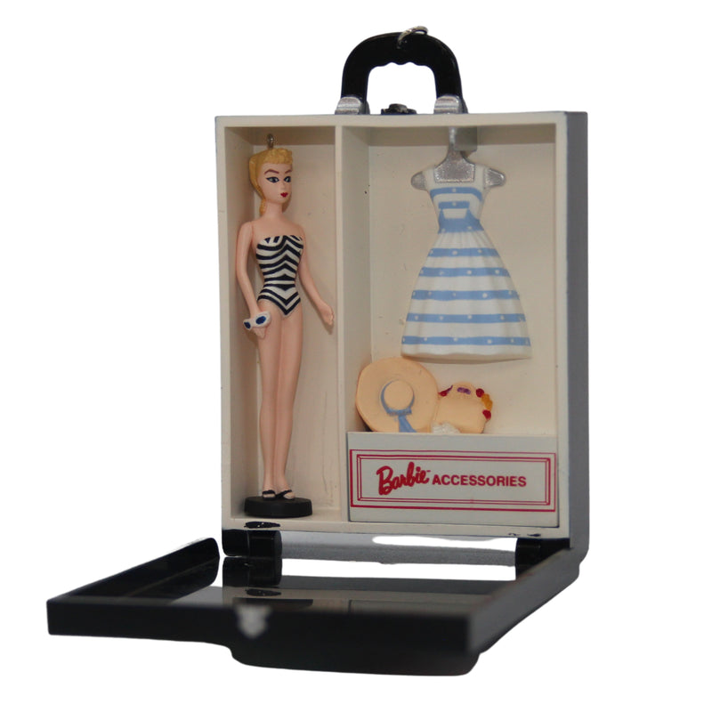 Hallmark Ornament: 1999 Travel Case and Barbie | QXI6129 | Barbie