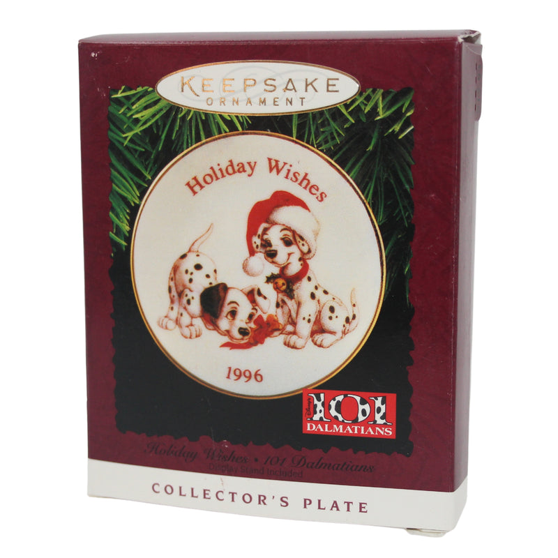 Hallmark Ornament: 1996 Holiday Wishes | QXI6544 | 101 Dalmations