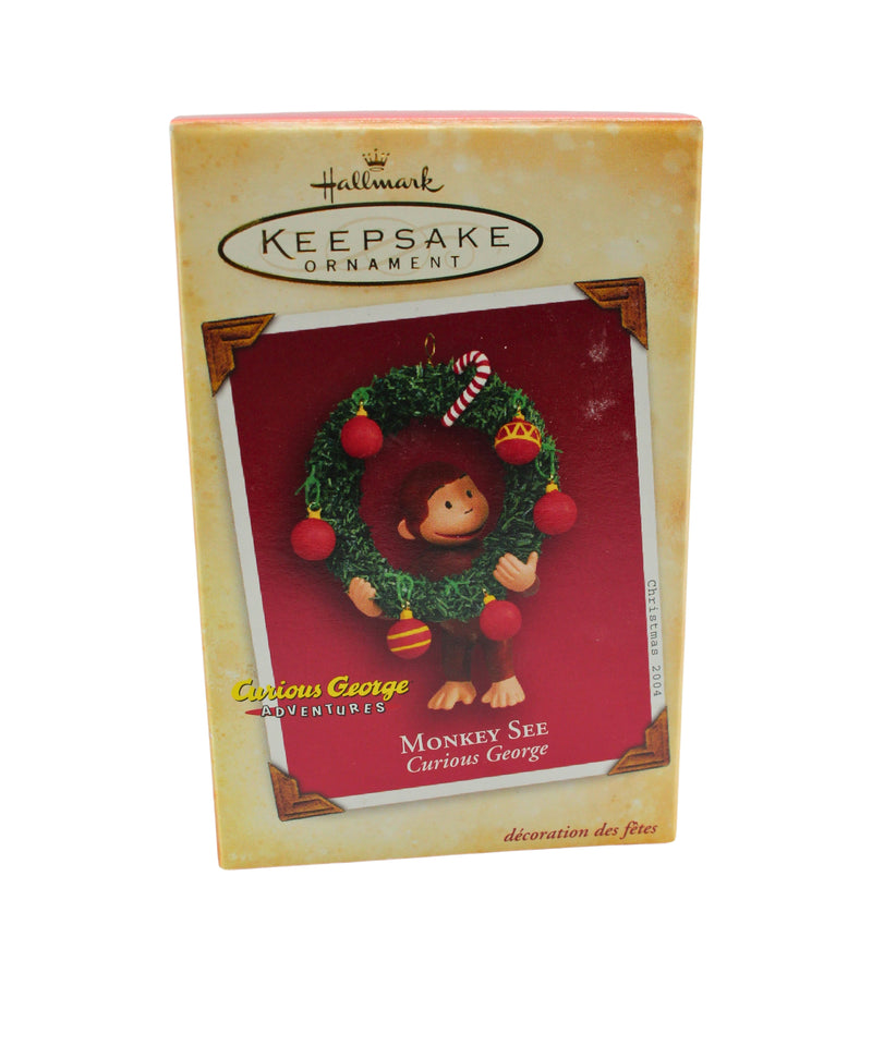 Hallmark Ornament: 2004 Monkey See | QXI8654 | Curious George