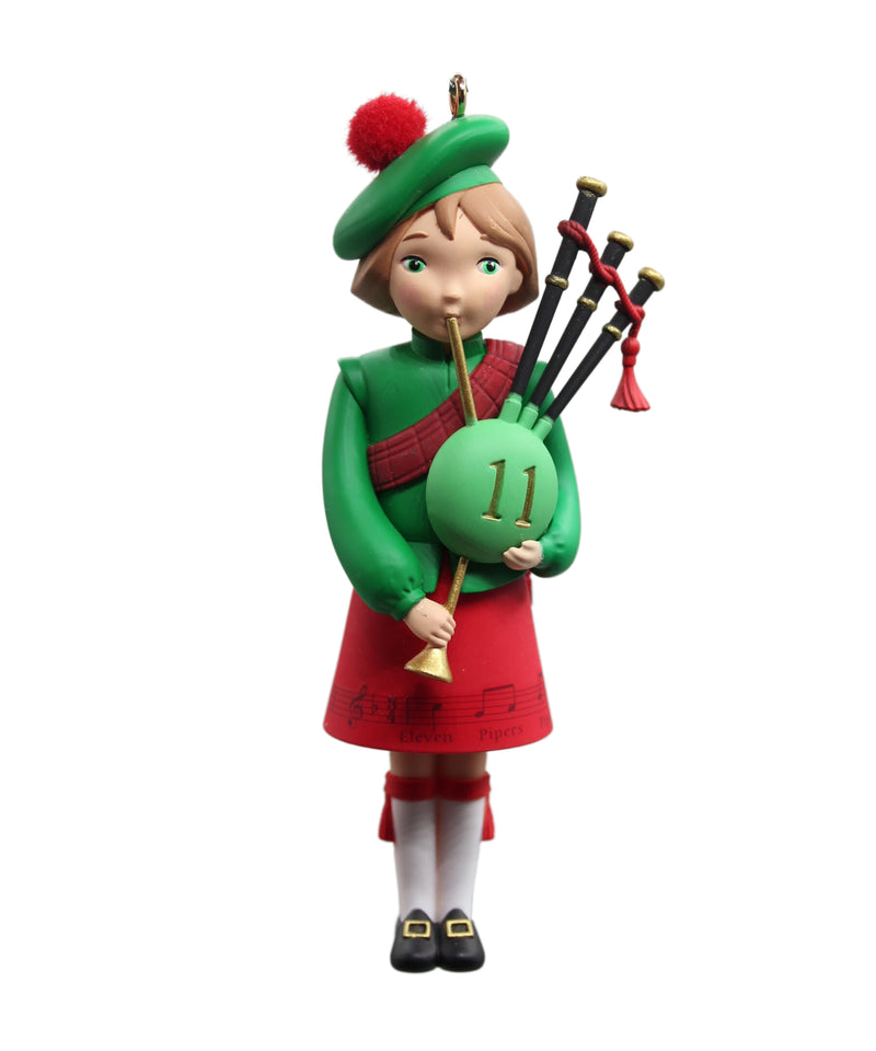 Hallmark Ornament: 2021 Eleven Pipers Piping | QXR9125 | 12 Days of Christmas