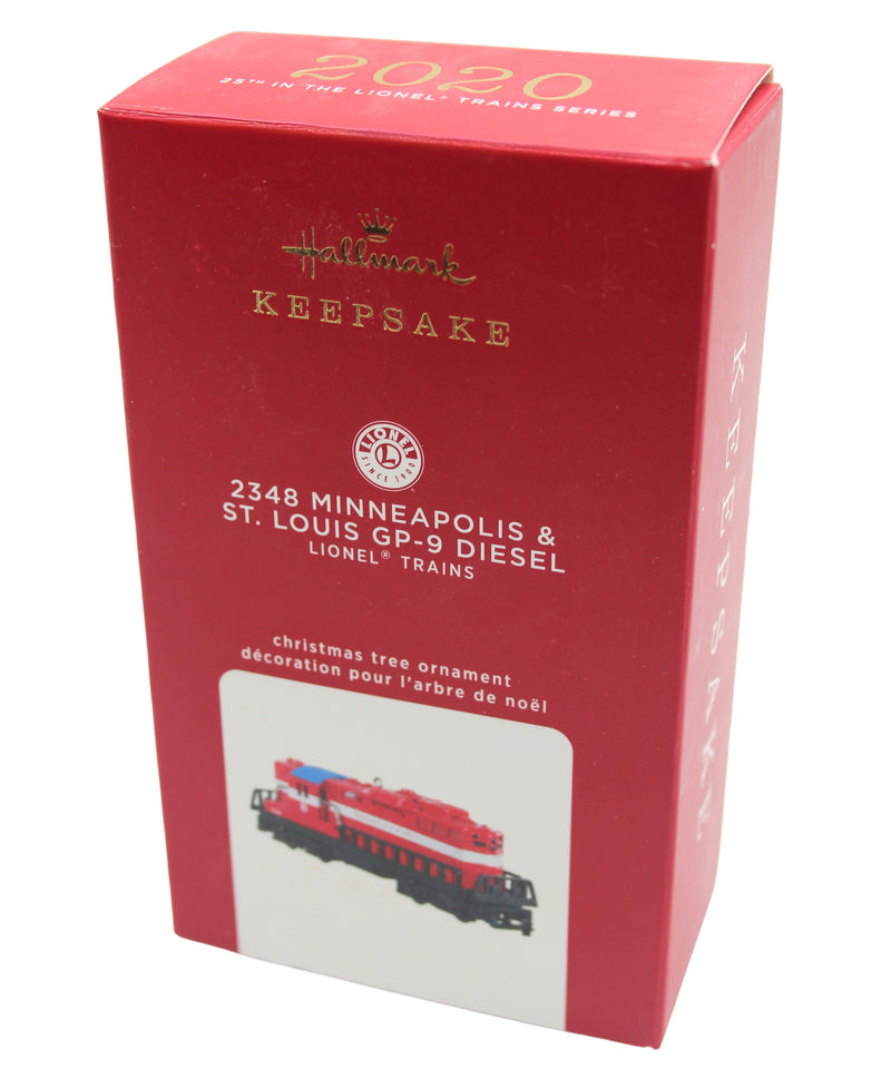 Hallmark Ornament: 2020 Minneapolis & St. Louis GP-9 Diesel | 2348 | QXR9251