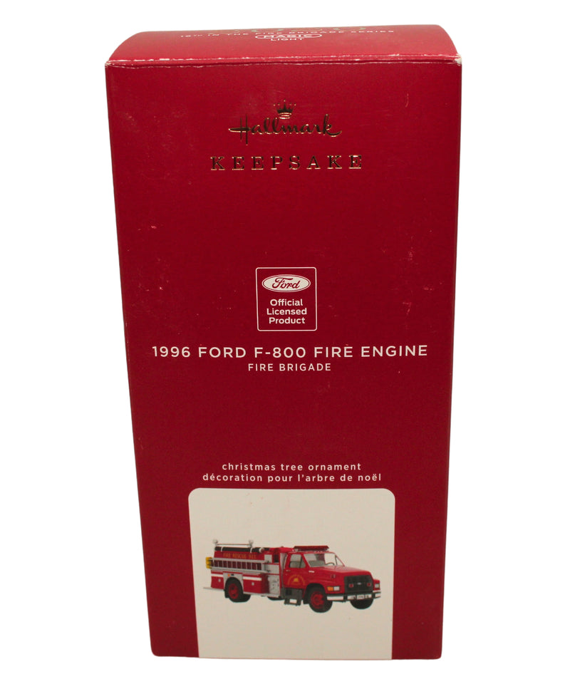 Hallmark Ornament: 2020 Ford F-800 Fire Engine - 1996 | QXR9254