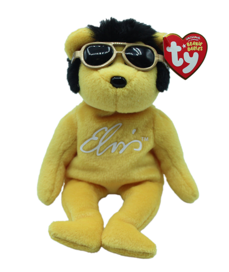 Ty Beanie Baby: Solid Gold Beanie the Elvis Bear - Walgreen's Exclusive