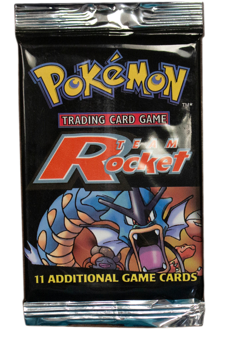 Pokemon: Factory Sealed Team Rocket Booster Pack - Gyarados Art