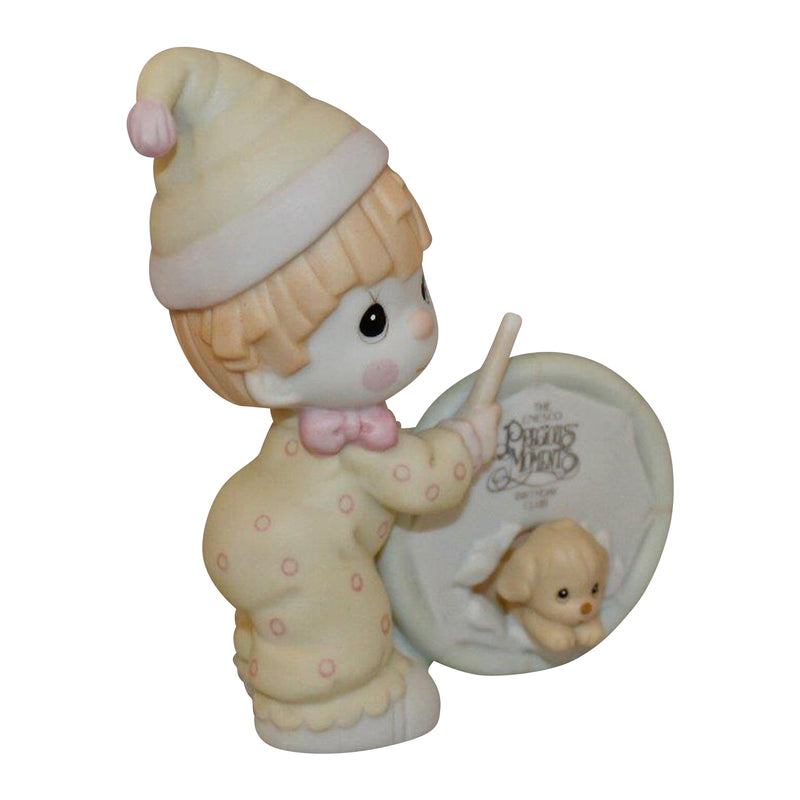 Precious Moments Figurine: b0005 Our Club is a Tough Act to Follow | Birthday Club