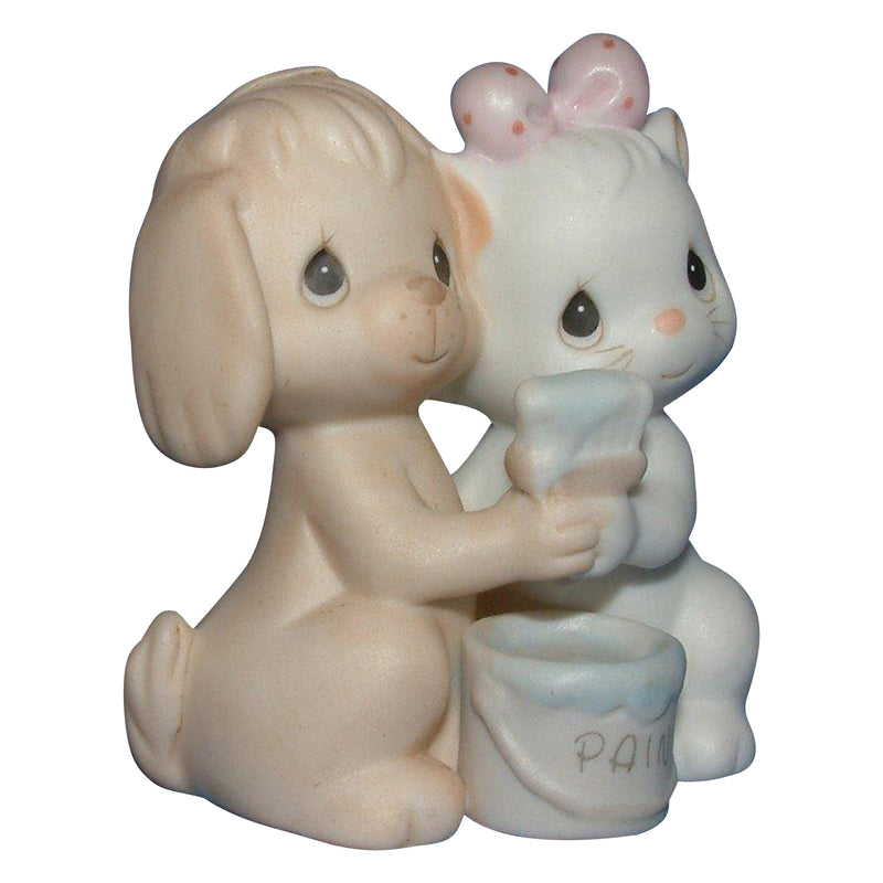 Precious Moments Figurine: BC912 True Blue Friends | Birthday Club