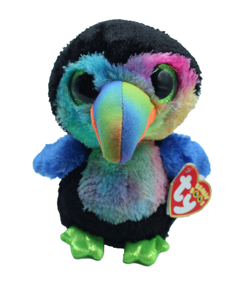 Ty Beanie Boo: Beaks the Toucan - Glitter Eyes, Regular Size