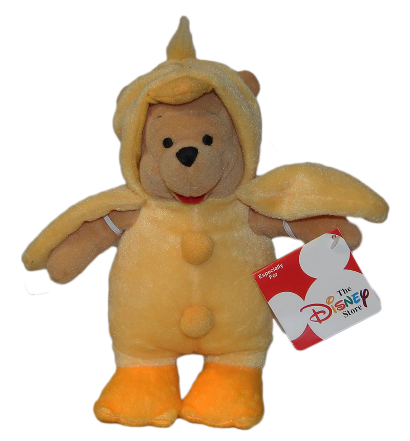 Disney Plush: Pooh Bear as a Yellow Chick