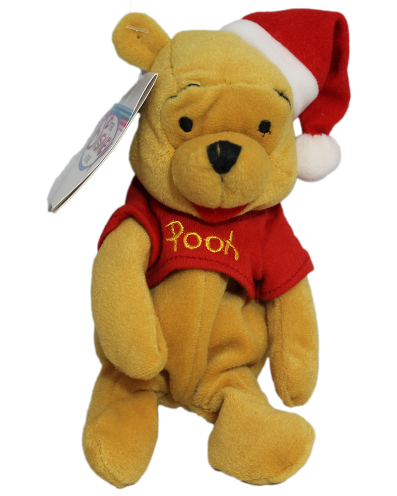 Disney Plush: Pooh Bear with Santa Hat