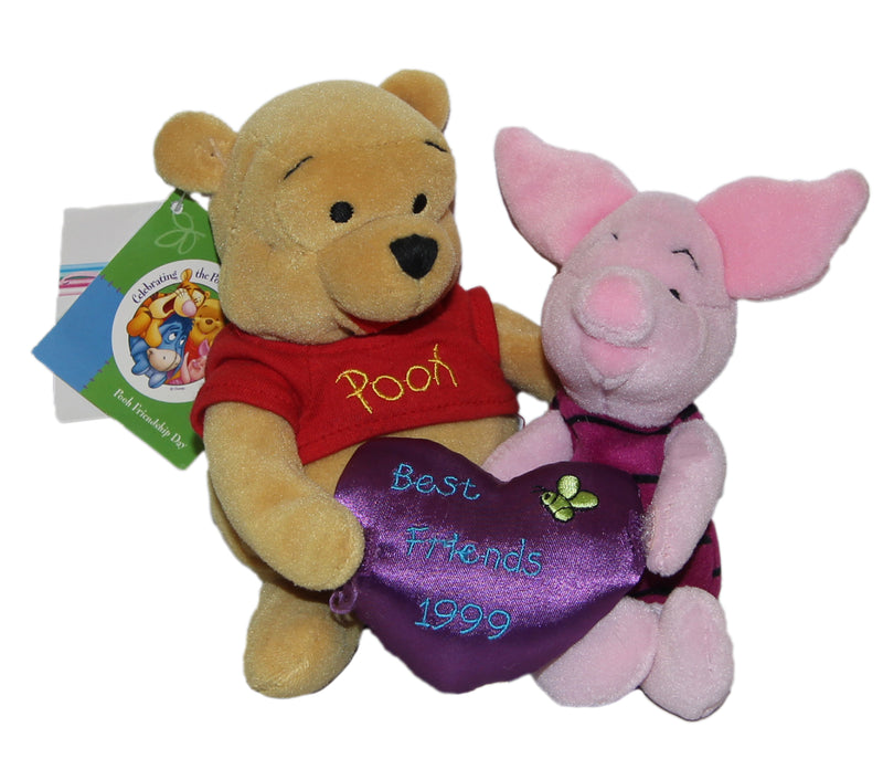 Disney Plush: Pooh Bear and Piglet - Best Friends