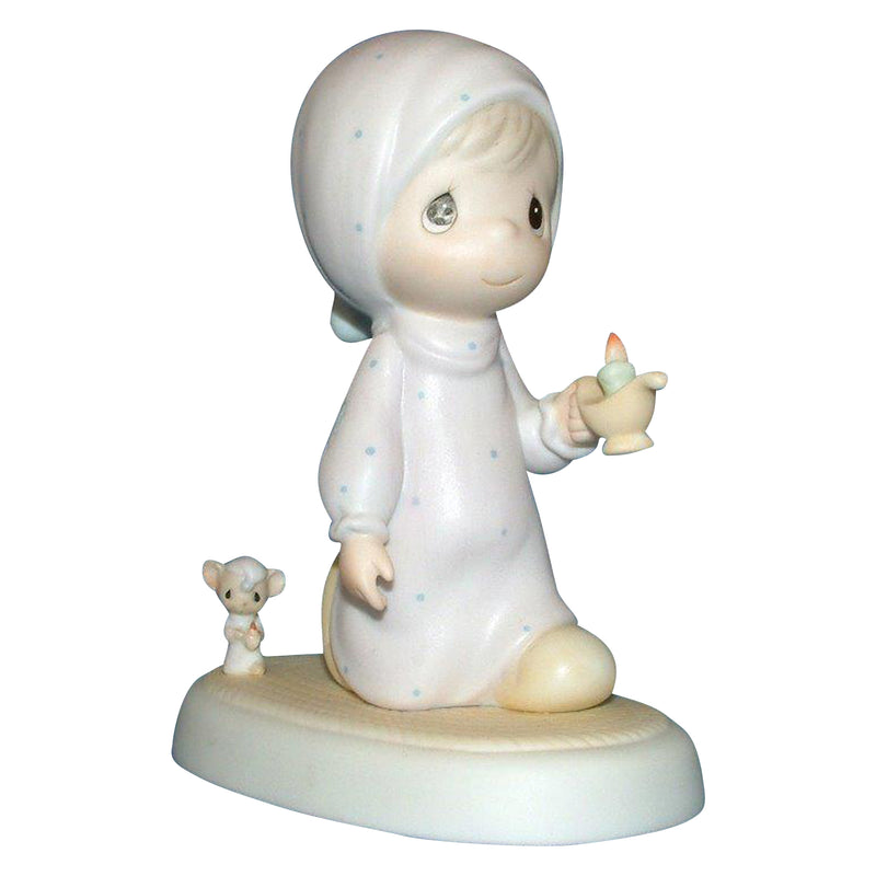 Precious Moments Figurine: E0502 Jesus is the Light that Shines