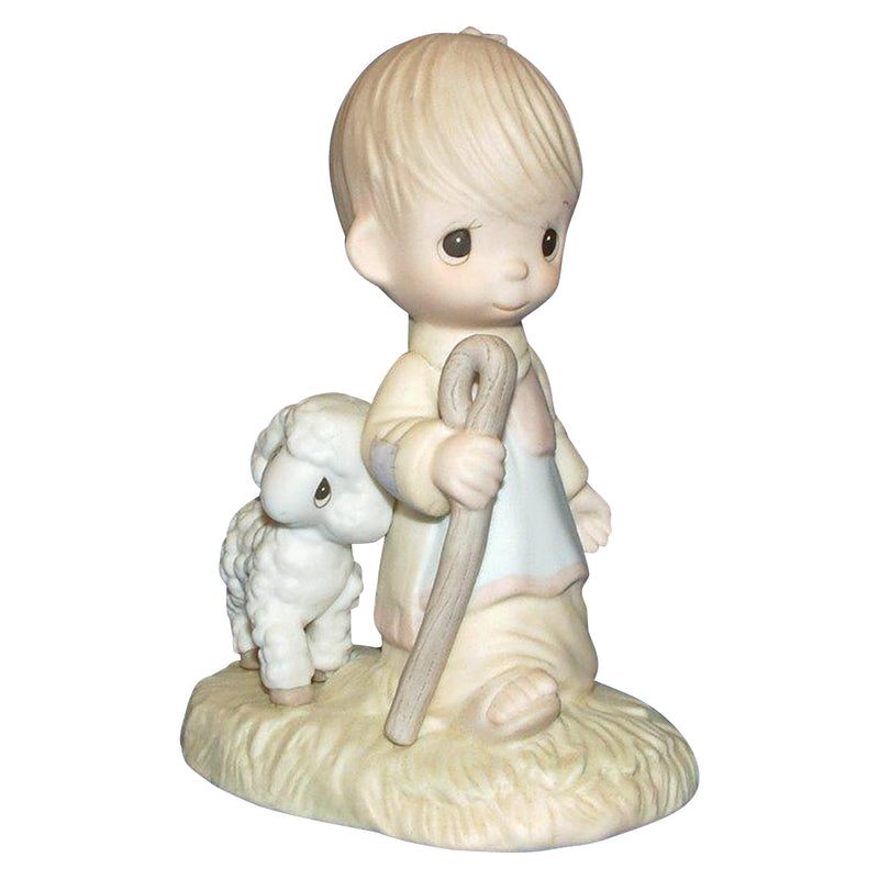 Precious Moments Figurine: E-1377A He Leadeth Me