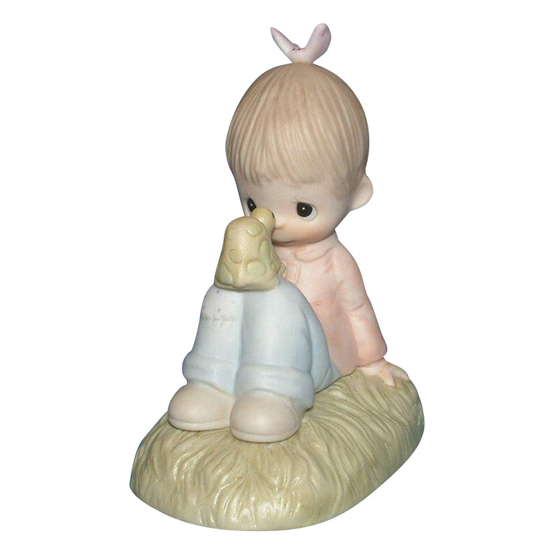 Precious Moments Figurine: E-1379R Love is Kind | Brunette Boy