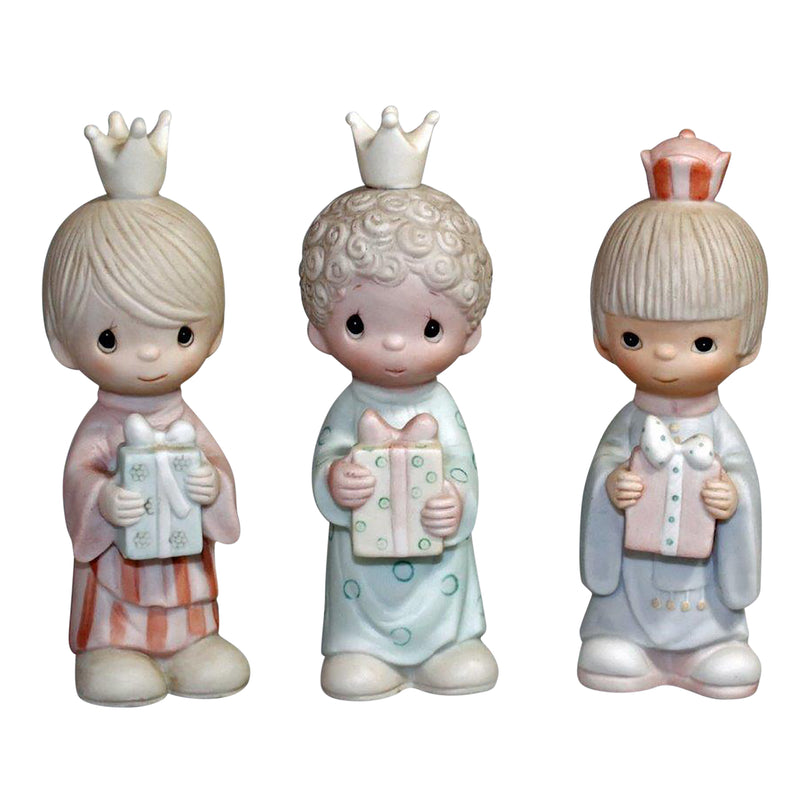 Precious Moments Figurine: E5635 Wee Three Kings | Nativity Addition