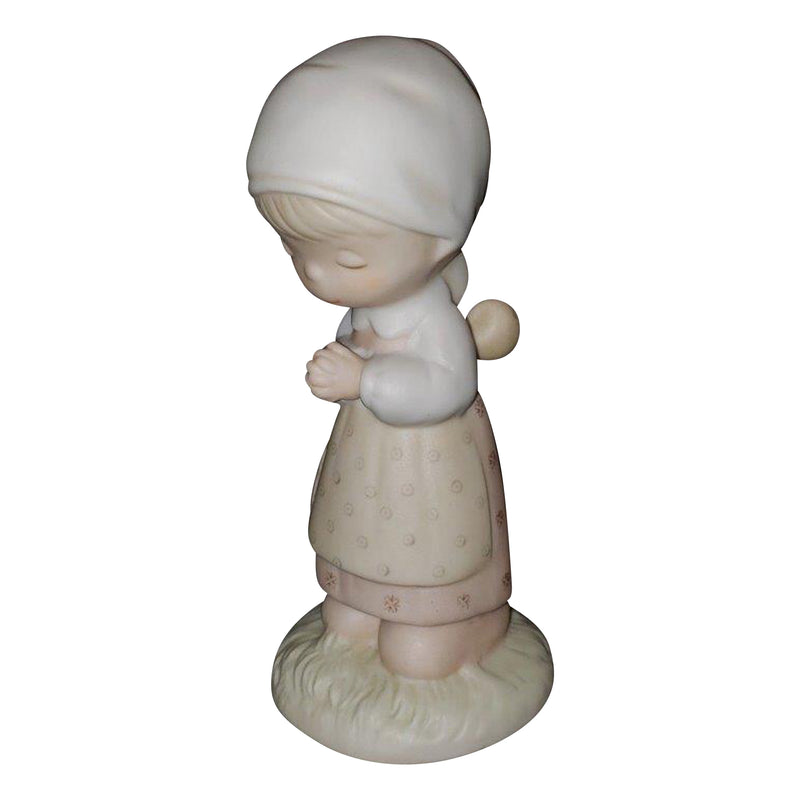 Precious Moments Figurine: E-7155 Thanking Him for You