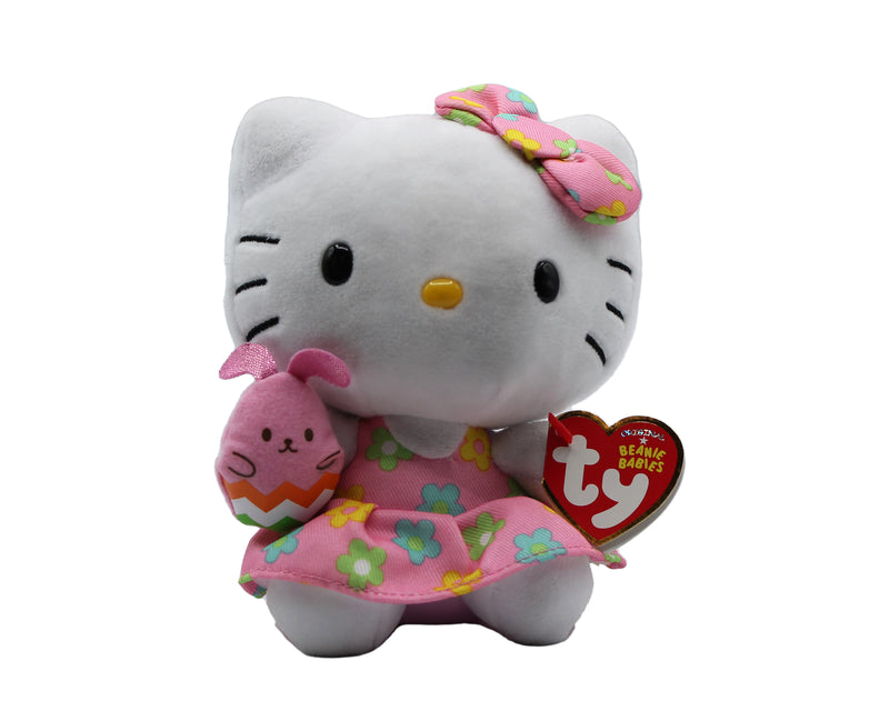 Ty Beanie Baby: Hello Kitty the Cat - Pink Easter Egg