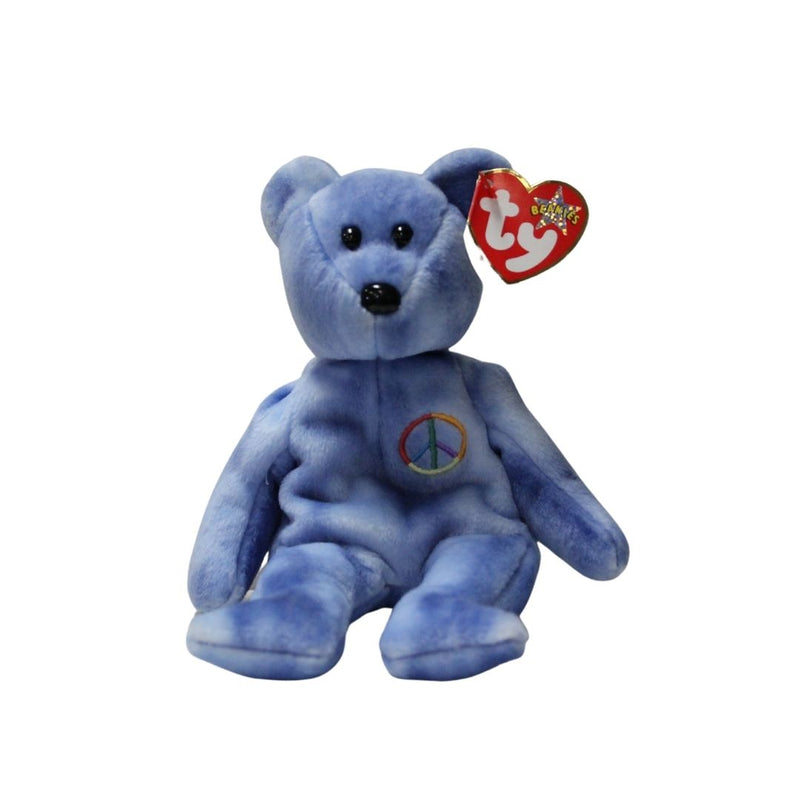 Ty Beanie Baby: Peace the Bear - Open