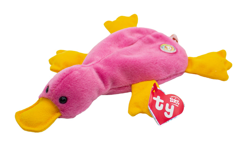 Ty Beanie Baby: Patti the Platypus BBOC - Light Pink