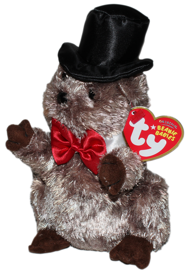 Ty Beanie Baby: Punxsutawney Phil 2008 the Groundhog