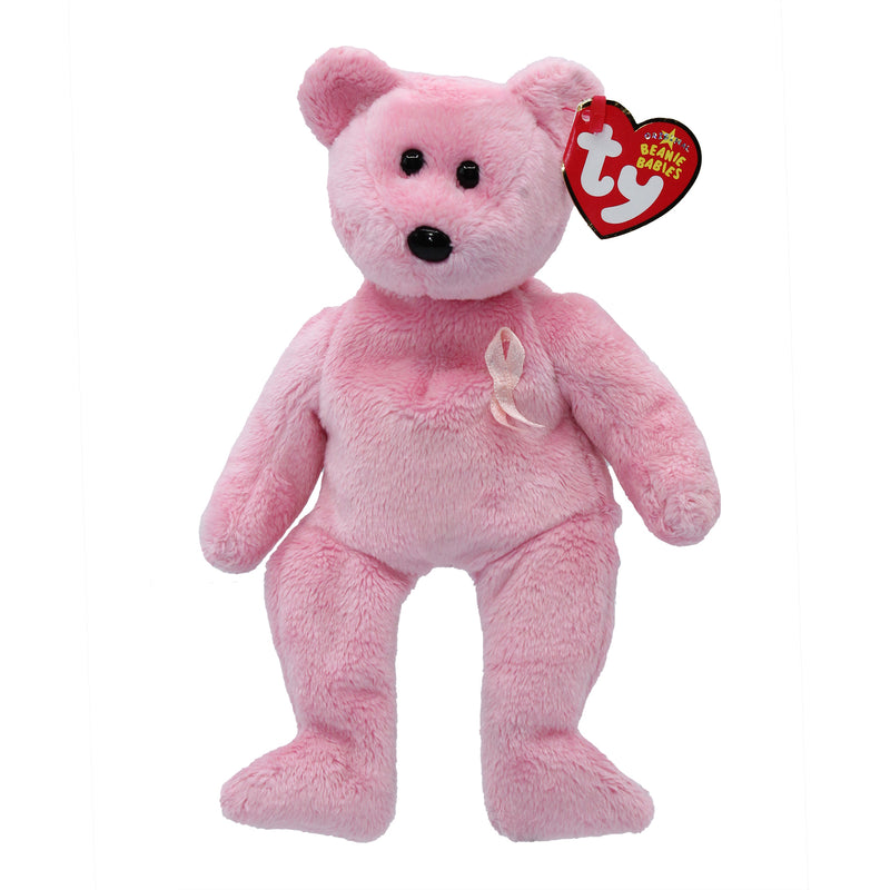 Ty Beanie Baby: Awareness the Bear - Breast Cancer Awareness