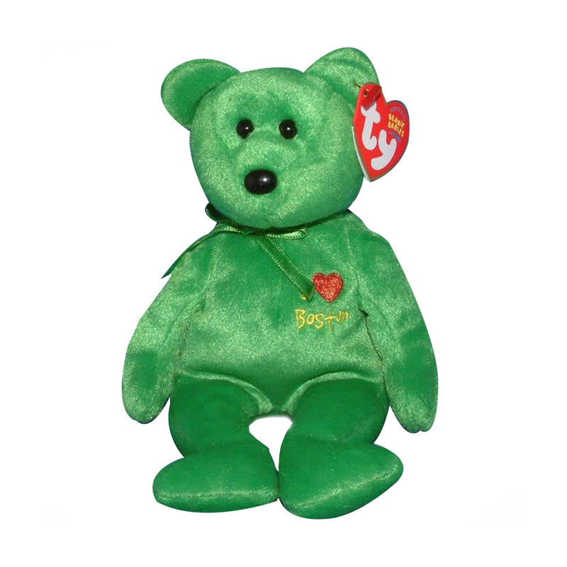 Ty Beanie Baby: I Love Boston the Bear