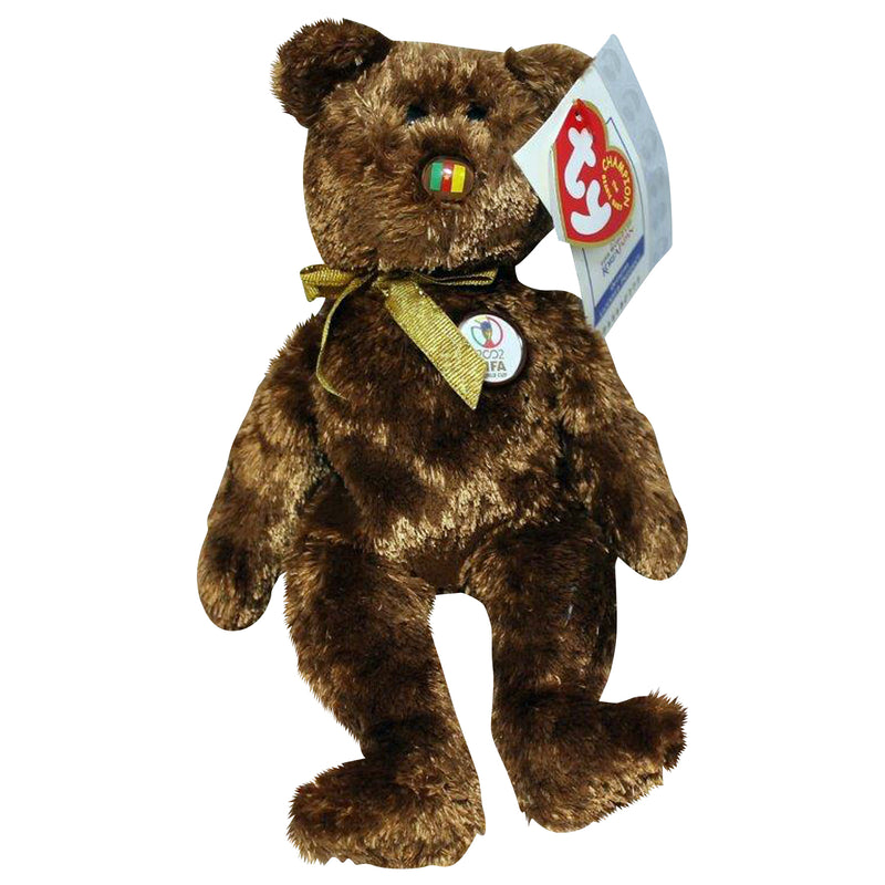 Ty Beanie Baby: Champion Cameroon FIFA World Cup Bear