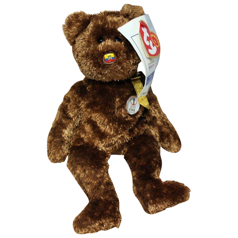 Ty Beanie Baby: Champion Ecuador FIFA World Cup Bear