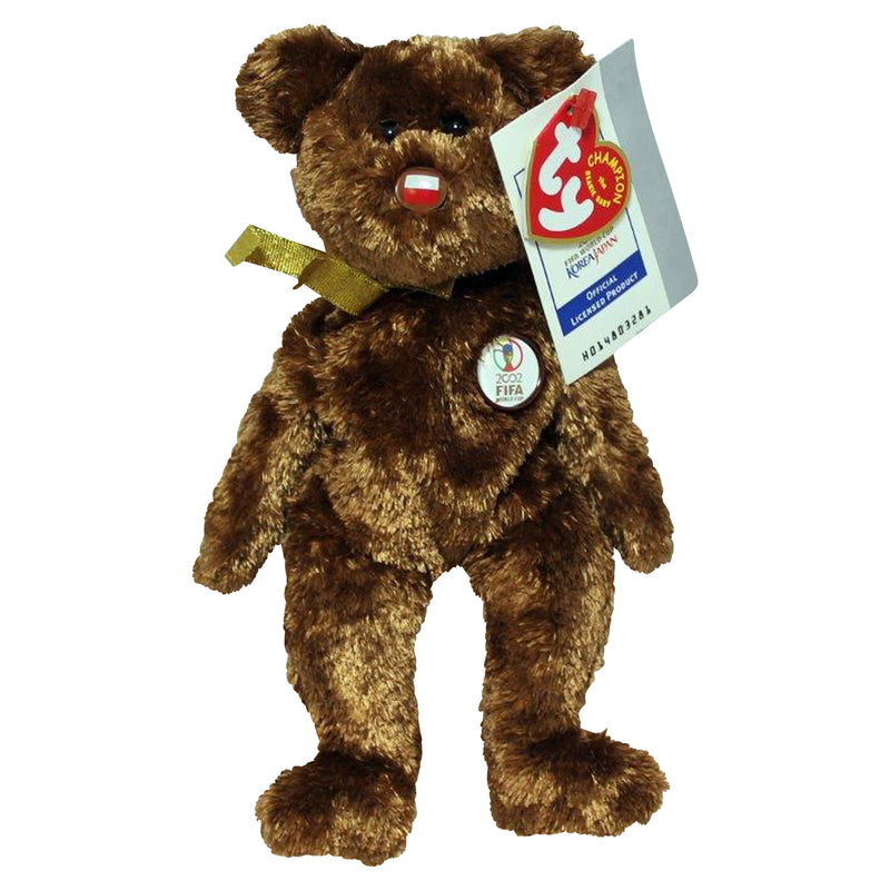 Ty Beanie Baby: Champion Poland FIFA World Cup Bear