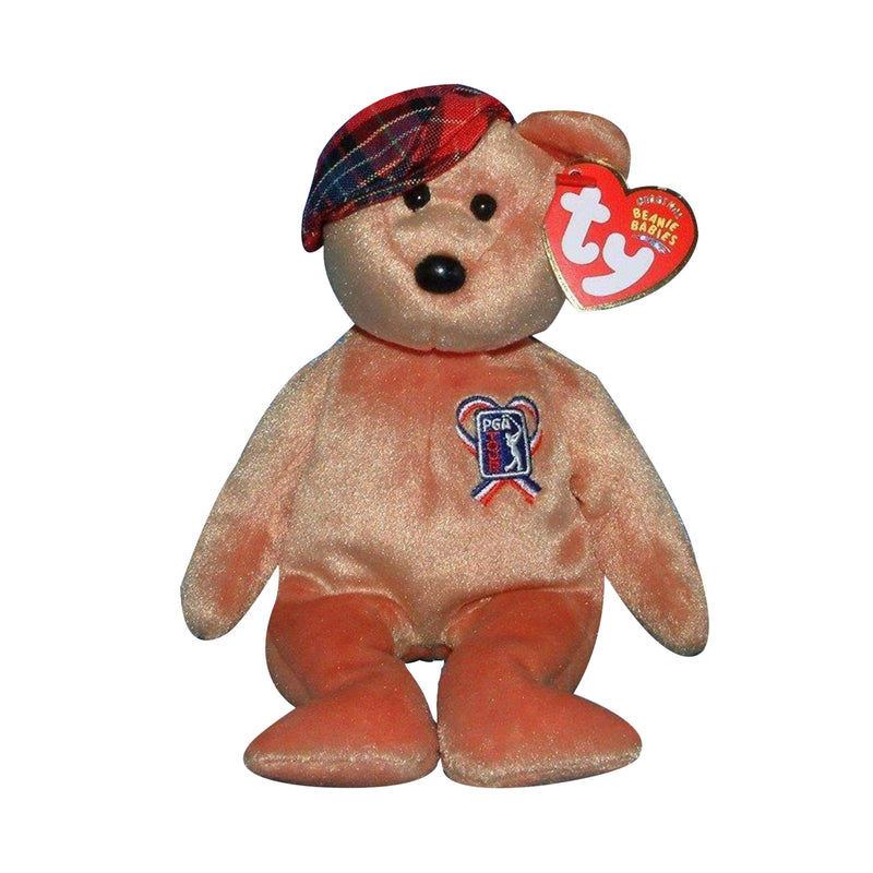 Ty Beanie Baby: ChariTee - the Golf Bear