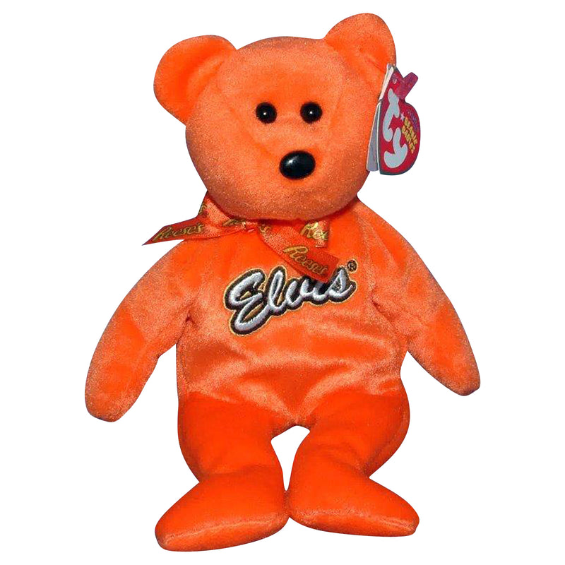 Ty Beanie Baby: Coco Presley the Teddy Bear - Orange