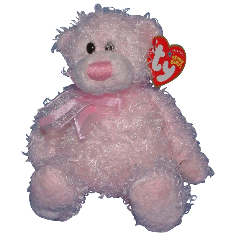 Ty Beanie Baby: Delights the Bear - Pinkys