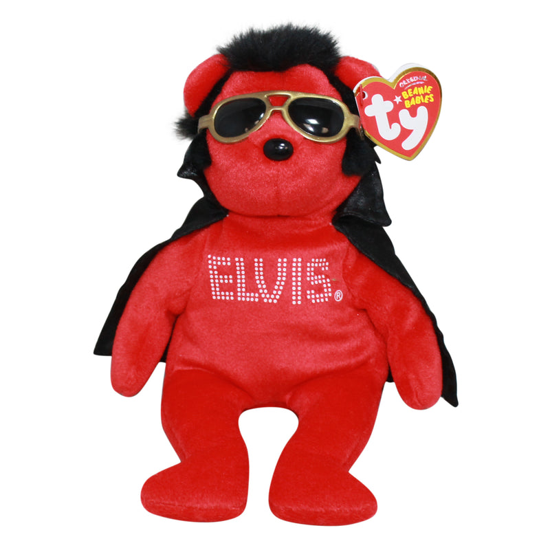 Ty Beanie Baby: Shake, Rattle & Beanie the Bear - Red