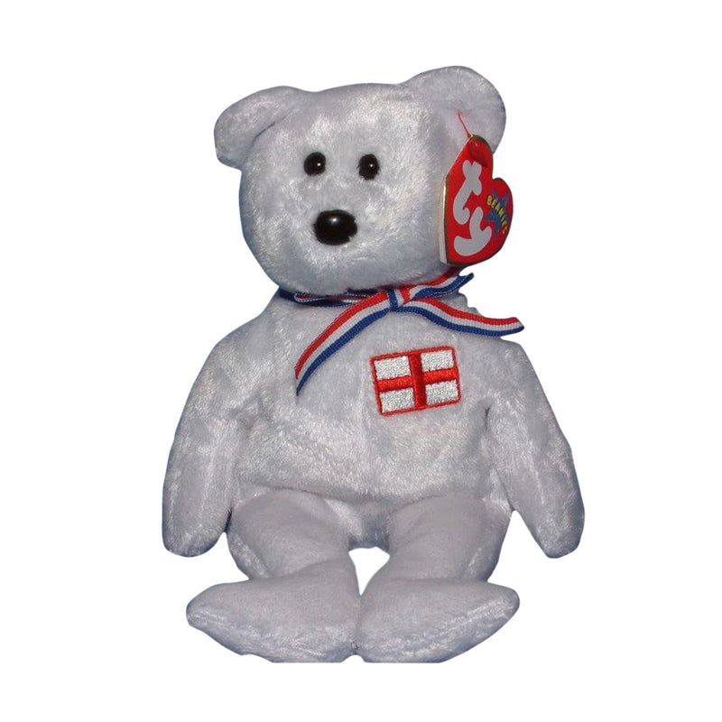 Ty Beanie Baby: England the Bear - Flag - UK Exclusive