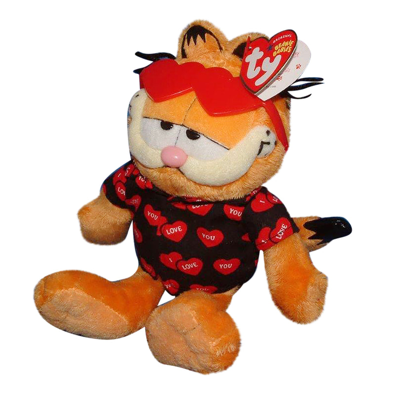 Ty Beanie Baby: Happy Valentine's Day- Garfield